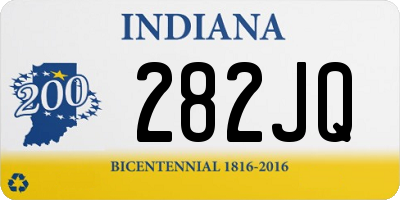 IN license plate 282JQ