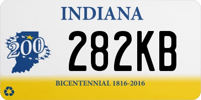 IN license plate 282KB