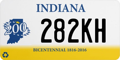 IN license plate 282KH