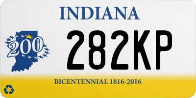 IN license plate 282KP