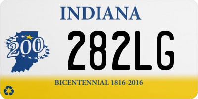 IN license plate 282LG