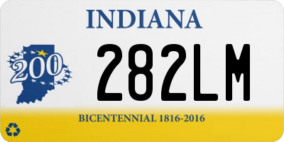 IN license plate 282LM