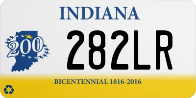 IN license plate 282LR