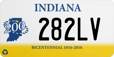 IN license plate 282LV