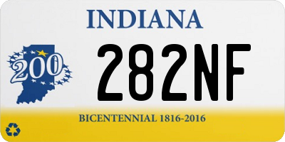 IN license plate 282NF