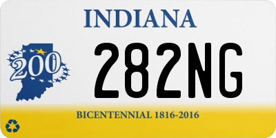 IN license plate 282NG