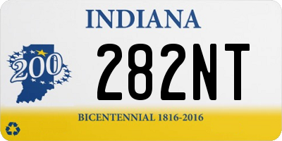 IN license plate 282NT