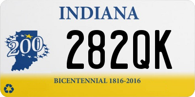 IN license plate 282QK