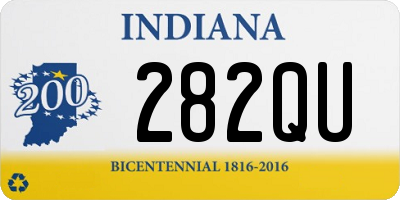 IN license plate 282QU