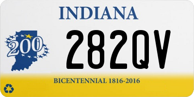 IN license plate 282QV