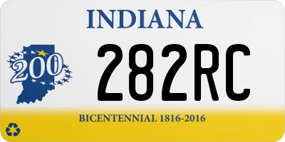 IN license plate 282RC