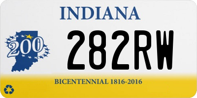 IN license plate 282RW