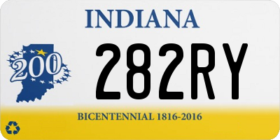 IN license plate 282RY