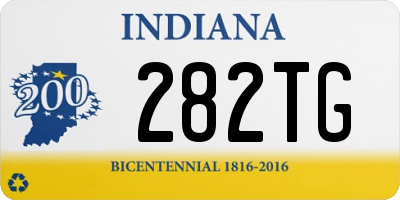 IN license plate 282TG