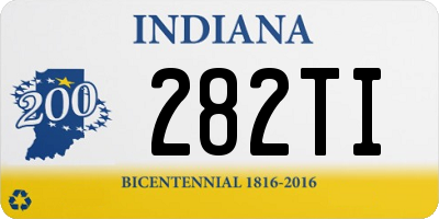 IN license plate 282TI