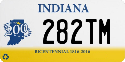 IN license plate 282TM