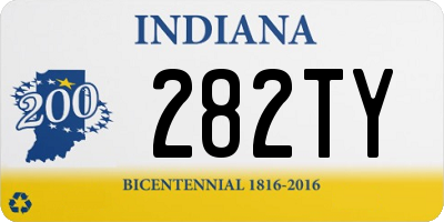 IN license plate 282TY