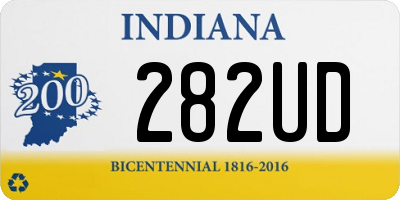 IN license plate 282UD