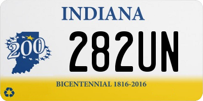 IN license plate 282UN