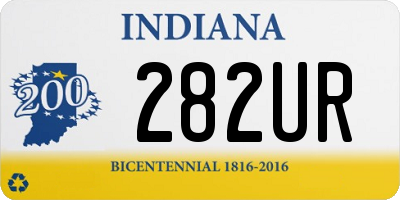 IN license plate 282UR