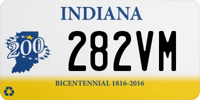 IN license plate 282VM