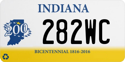 IN license plate 282WC