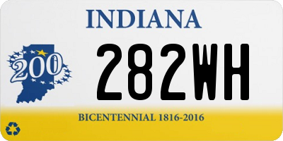 IN license plate 282WH