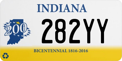 IN license plate 282YY