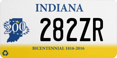 IN license plate 282ZR