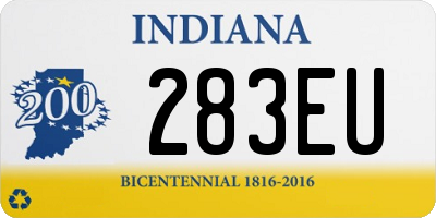 IN license plate 283EU