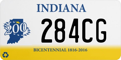 IN license plate 284CG