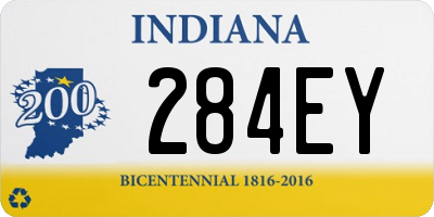 IN license plate 284EY