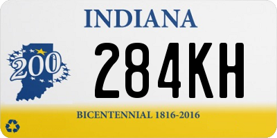 IN license plate 284KH