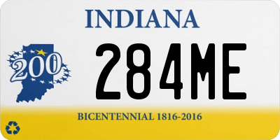 IN license plate 284ME