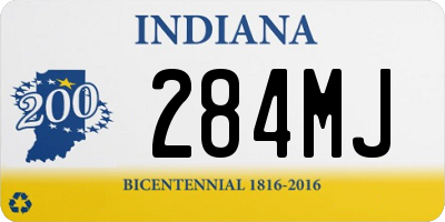 IN license plate 284MJ