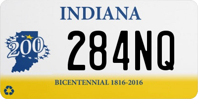 IN license plate 284NQ