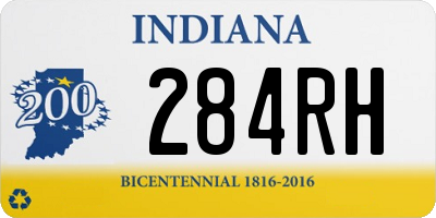 IN license plate 284RH