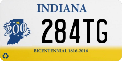 IN license plate 284TG