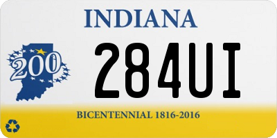 IN license plate 284UI