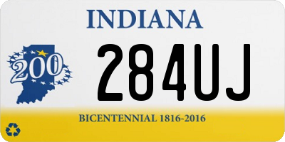 IN license plate 284UJ