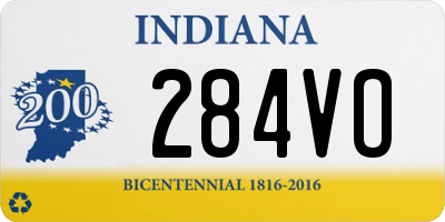 IN license plate 284VO