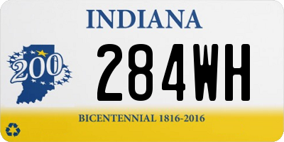 IN license plate 284WH