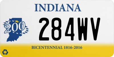 IN license plate 284WV