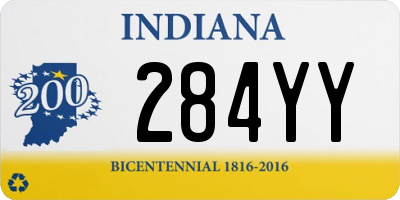 IN license plate 284YY