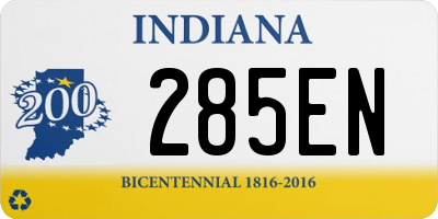 IN license plate 285EN