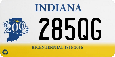 IN license plate 285QG