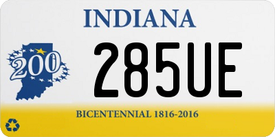 IN license plate 285UE