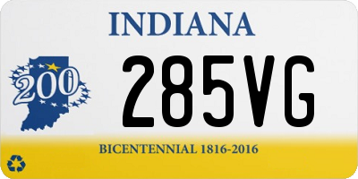 IN license plate 285VG