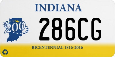 IN license plate 286CG