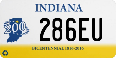 IN license plate 286EU